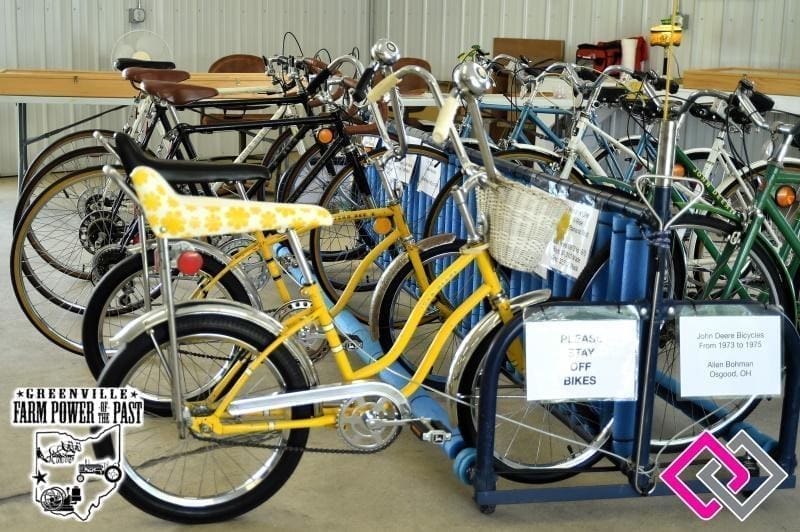 John Deere Bicycle Collection at Power of the Past My County Link