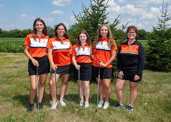 Tri-Village Girls Golf downs Ansonia goes to 3-1 in WOAC | My County Link