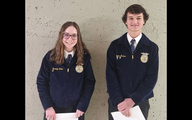 Franklin Monroe-MVCTC FFA members compete in Public Speaking Contest ...